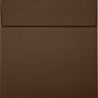 JAM Paper Square Envelopes, Peel & Press, Chocolate, 6 x 6, 500 Pack (8525-25-500)~#|#~sp228873561_sc7