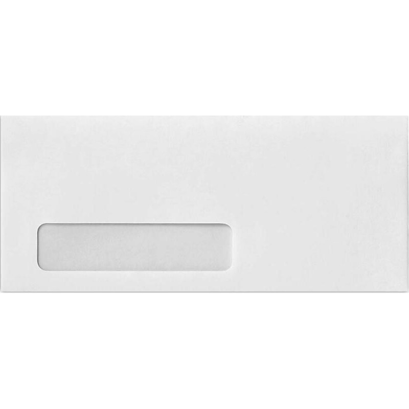 JAM Paper Self Seal #10 Business Envelopes, 4 1/8" x 9 1/2", White, 1000/Pack (75761-1M) image 1