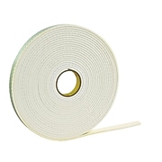3M™ Double Sided Polyethylene Foam Tape, 1" x  5 yds., White (4466)