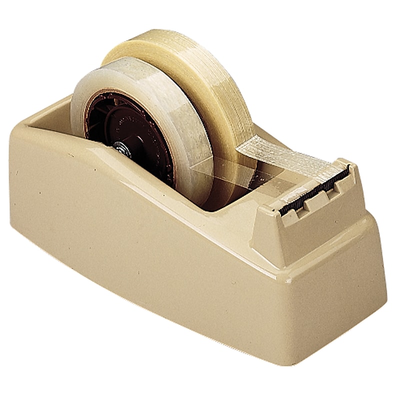 Scotch Heavy Duty Desktop Dispenser, 13.2" x 5.6", 3" Core, Beige (C22) image 1