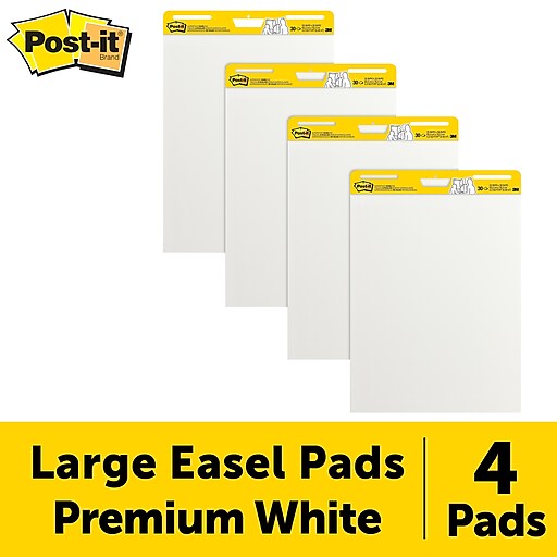 C-Line Dry Erase Easel Pad 10 Sheets per Pad 30 x 25 Inches Pack of 2 Pads 57253 