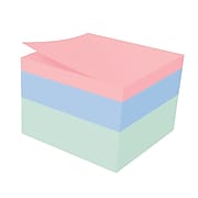 Post-it® Notes, 3" x 3" Seafoam Wave, 490 Sheets/Pad, 1 Pad/Pack (2056-PP)