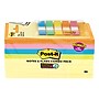 Post-it Notes Combo Pack, 3" x 3", Assorted Collection, 90 Sheet/Pad, 16 Pads/Pack (654-16SSCY-B)~#|#~sp22896891_sc7