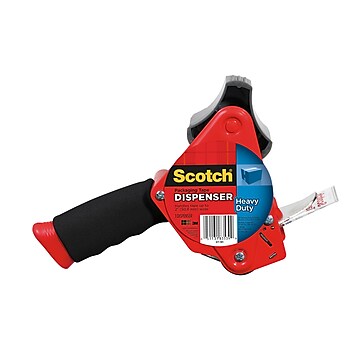 Scotch® Heavy Duty Packaging Tape Dispenser, Foam Handle with Retractable Blade (ST-181)