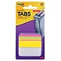 Post-it® Filing Tabs, 2" Wide, Angled, Solid, Assorted Colors, 24 Tabs/Pack (686A-PLOY)~#|#~sp22897261_sc7