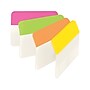 Post-it® Filing Tabs, 2" Wide, Angled, Solid, Assorted Colors, 24 Tabs/Pack (686A-PLOY)~#|#~sp22897262_sc7
