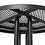 Flash Furniture Creekside Outdoor Picnic Table with Mesh Seats and Umbrella Hole, Black (SLFEMR46BK)~#|#~sp229600719_sc7