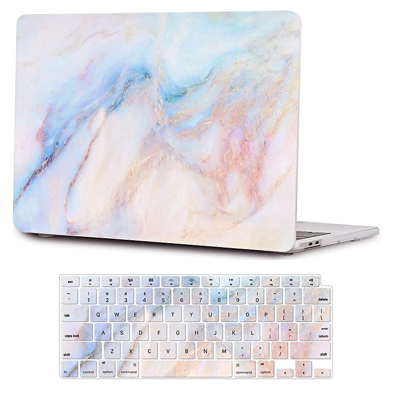 SaharaCase HybridFlex Arts 13" Laptop Case for Apple MacBook Air, Blue Marble (LT00001) image 1