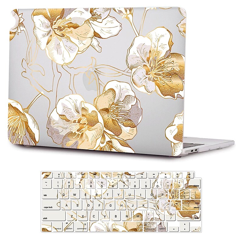 SaharaCase HybridFlex Arts 13" Laptop Case for Apple MacBook Air, Clear Floral (LT00003) image 1