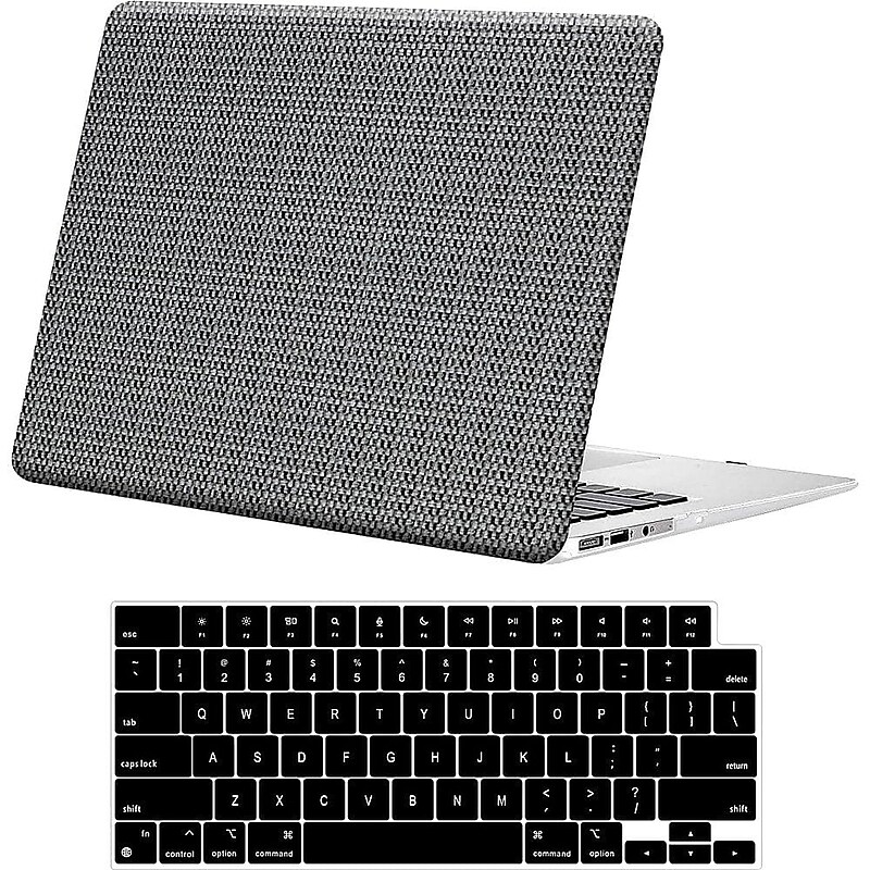 SaharaCase Woven 13.6" Laptop Case for Apple MacBook Air, Charcoal (LT00012) image 1