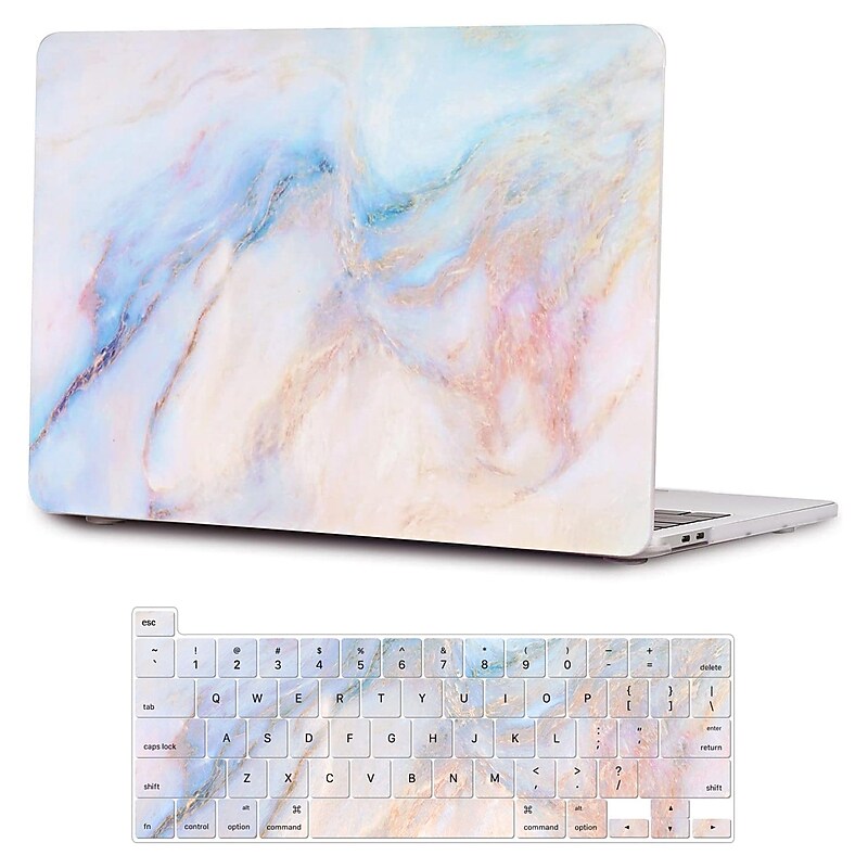 SaharaCase HybridFlex Arts 13" Laptop Case for Apple MacBook Pro, Blue Marble (LT00022) image 1