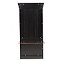 Flash Furniture Paisley Engineered Wood Hall Tree with Bench and Storage, Black with Walnut Seat (NANHT06BLKWNT)~#|#~sp229675278_sc7