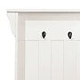 Flash Furniture Paisley Engineered Wood Hall Tree with Bench and Storage, White with Weathered Seat (NANHT06WHTWTH)~#|#~sp229675297_sc7