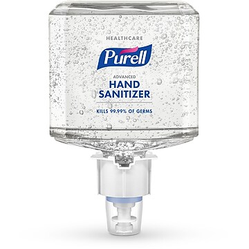 PURELL® Healthcare Advanced Gel Hand Sanitizer Refill for ES6 Dispenser, Citrus Scent, 1200 mL., 2/Carton (6463-02)