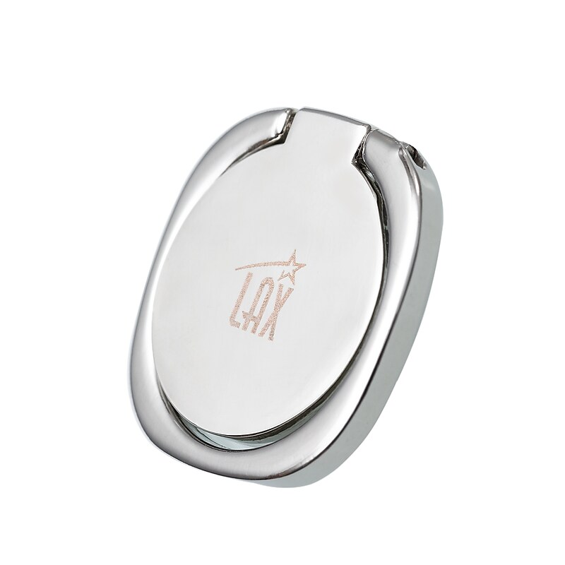 LAX Gadgets Universal Phone Ring Holder Stand Silver (RINGPRO-SLV) image 1