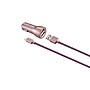 LAX Gadgets MFI Certified 6ft Charger with Car Charger Rose Gold (MFICAR6FT-ROS)~#|#~sp23019043_sc7