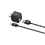 LAX Gadgets LAX Type C 6ft Charger with Wall Charger Black (USBCWALL6FT-BLK)~#|#~sp23019063_sc7