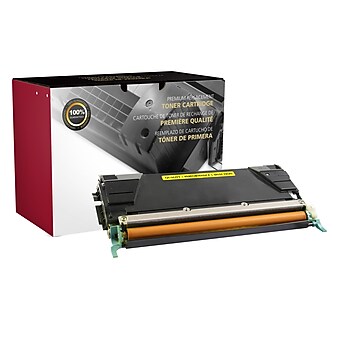 Clover Imaging Group Remanufactured Yellow High Yield Toner Cartridge Replacement for Lexmark C736H2YG (C736H2YG)