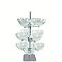 Azar Accessory Holder, 36" x 60", Vertical, Freestanding, Clear, Plastic (750344)~#|#~sp23048250_sc7
