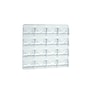 Azar Card Holder, 16 Pocket, , Wall Mounted, Clear Acrylic, 2/Box (252084)~#|#~sp23048260_sc7