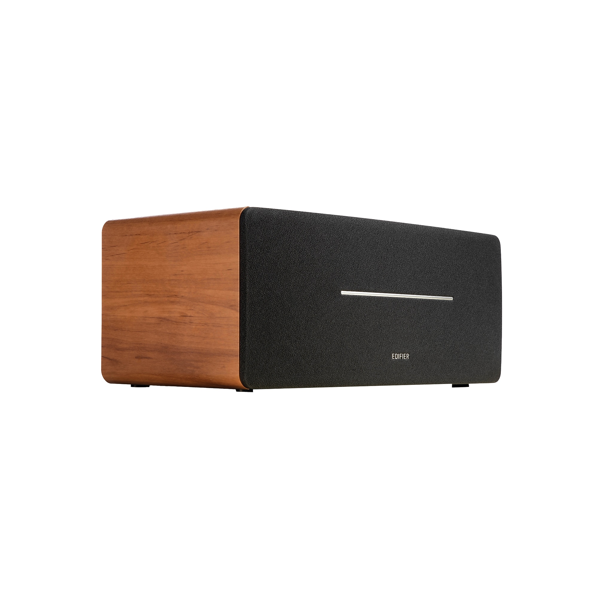 Edifier Wireless Bluetooth 70W Amplified Integrated Desktop Stereo Speaker with Remote, Brown (D12) Sansujyuku sansujyuku.com