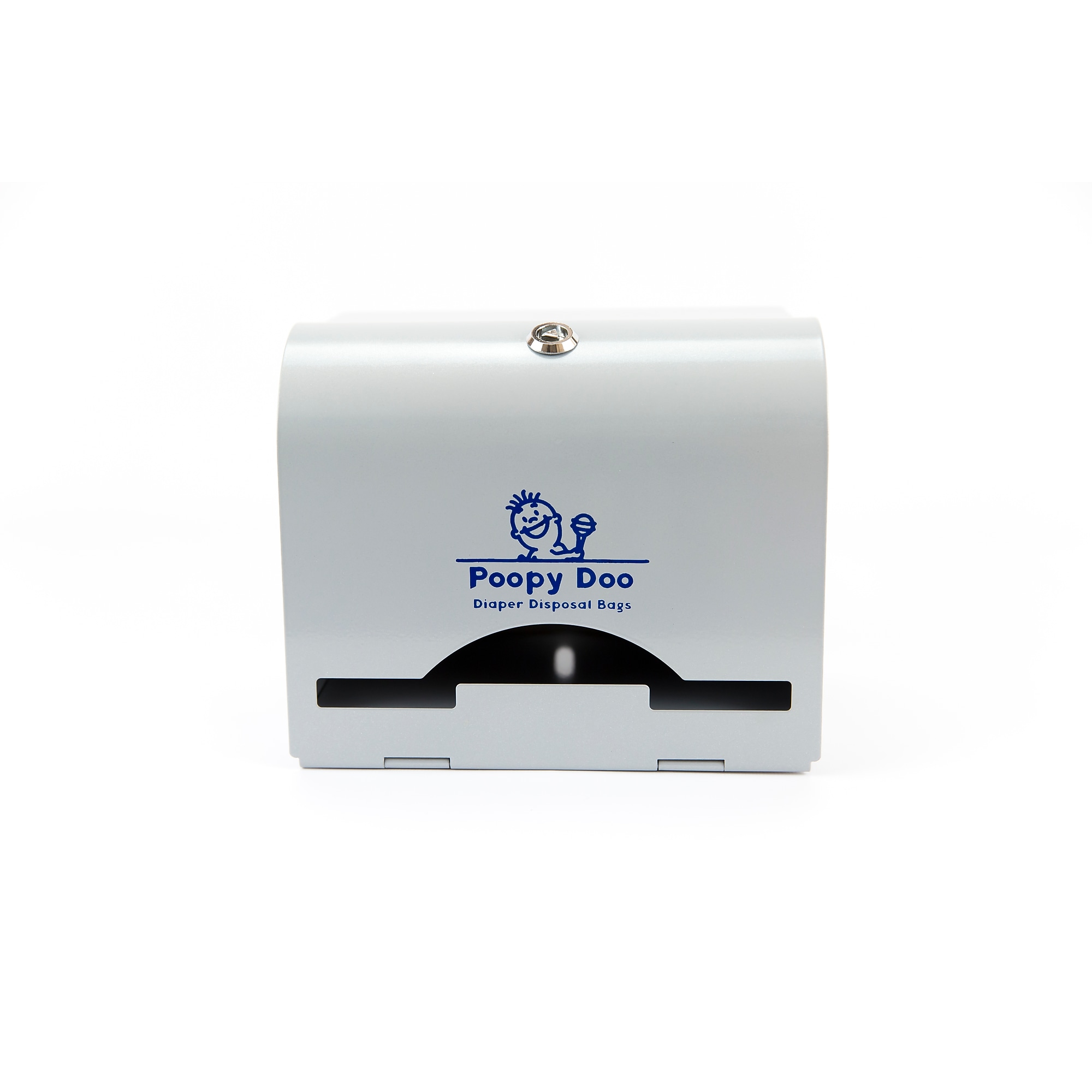 Poopy Doo Diaper Disposal Large Bag Dispenser, White, Steel, 400 Bag Capacity (PD-DSP-06 WH) Sansujyuku sansujyuku.com