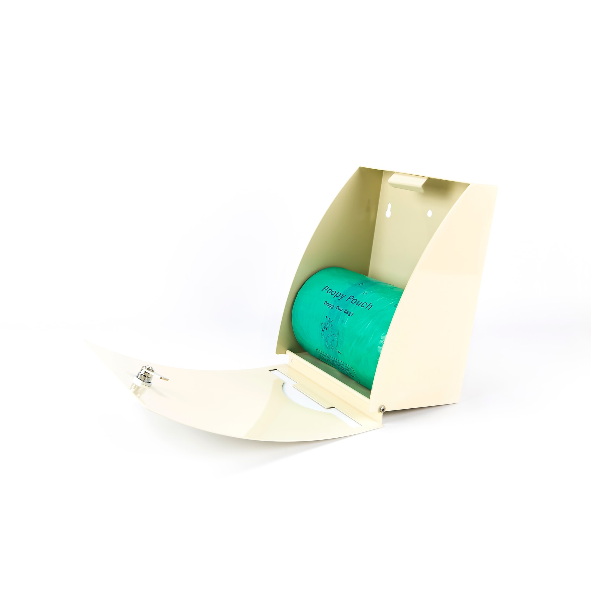 Poopy Pouch Express Pet Waste Bag Dispenser, Silver Metallic (PP-EXP-BEIGE) Sansujyuku sansujyuku.com
