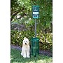 Poopy Pouch 10 Gallon Steel Trash Can Station with Lid, Green (PP-H-Kit)~#|#~sp23068289_sc7