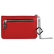 Lencca Lady Clutch Wallet Wristlet Case fits Iphone 8, Iphone 7, Iphone 6s, iphone SE, Red (LENLEA005)