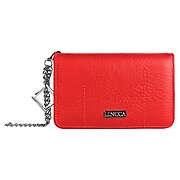 Lencca Lady Clutch Wallet Wristlet Case fits Iphone 8, Iphone 7, Iphone 6s, iphone SE, Pink (LENLEA011)