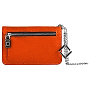 Lencca Lady Clutch Wallet Wristlet Case fits Iphone 8, Iphone 7, Iphone 6s, iphone SE, Orange (LENLEA009)