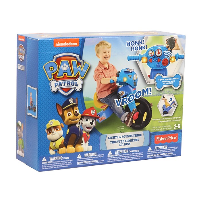 Fisher-Price Nickelodeon Paw Patrol Lights Sounds Trike (DWR65