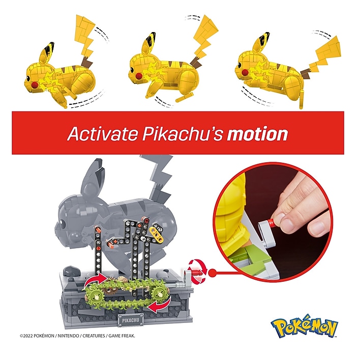 MEGA Pokémon Motion Pikachu Building Set (HGC23) | Staples