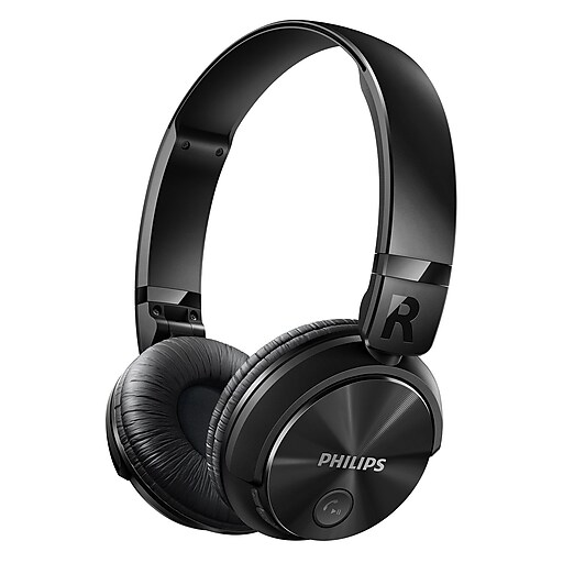Philips SHB3060 Wireless Bluetooth Headphone, Black at Staples