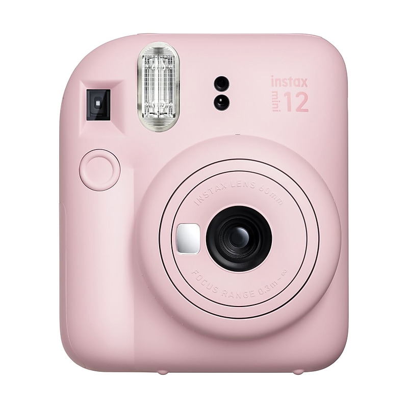 FUJIFILM instax mini 12 Instant Film Camera, Blossom Pink (16806250) image 1
