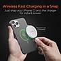 Hypergear Universal Fast Charger Magnetic USB-A/USB-C Charging Pad, 15W, White (HPL15418)~#|#~sp231304411_sc7