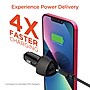 HyperGear SpeedBoost PD Dual-Output Car Charger, 25W, Black (15619)~#|#~sp231304478_sc7