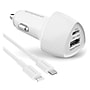HyperGear SpeedBoost PD Lightning Car Kit, 25W, White (15623)~#|#~sp231304486_sc7