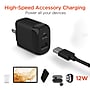 HyperGear SpeedBoost PD Dual-Output USB Wall Charger, 25W, Black (15625)~#|#~sp231304496_sc7