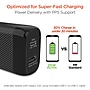 HyperGear SpeedBoost PD Dual-Output USB Wall Charger, 25W, Black (15625)~#|#~sp231304497_sc7