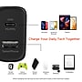 HyperGear SpeedBoost PD Dual-Output USB Wall Charger, 25W, Black (15625)~#|#~sp231304499_sc7