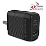 HyperGear SpeedBoost PD Dual-Output USB Wall Charger, 25W, Black (15625)~#|#~sp231304500_sc7
