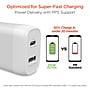 HyperGear SpeedBoost PD Dual-Output Lightning Wall Charger Kit, 25W, White (15627)~#|#~sp231304515_sc7