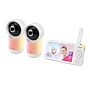 VTech Smart Wi-Fi 1080p 2-Camera 360°-Pan-and-Tilt Video Baby Monitor System, White (RM5766-2HD )~#|#~sp231306446_sc7