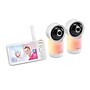 VTech Smart Wi-Fi 1080p 2-Camera 360°-Pan-and-Tilt Video Baby Monitor System, White (RM5766-2HD )~#|#~sp231306447_sc7