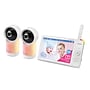 VTech Smart Wi-Fi 1080p 2-Camera 360°-Pan-and-Tilt Video Baby Monitor System, White (RM7766-2HD )~#|#~sp231306449_sc7