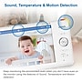 VTech Smart Wi-Fi 1080p 2-Camera 360°-Pan-and-Tilt Video Baby Monitor System, White (RM7766-2HD )~#|#~sp231306454_sc7