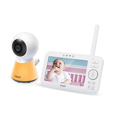 VTech 1080p Video Baby Monitor System with 5-In. Display & Adaptive Night-Light, White (VM5254) Sansujyuku sansujyuku.com