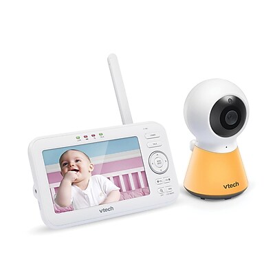 VTech 1080p Video Baby Monitor System with 5-In. Display & Adaptive Night-Light, White (VM5254) Sansujyuku sansujyuku.com