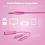 HyperGear Kombat Kitty Gaming Headset for Kids, 3.5mm, Pink (15554)~#|#~sp231306758_sc7